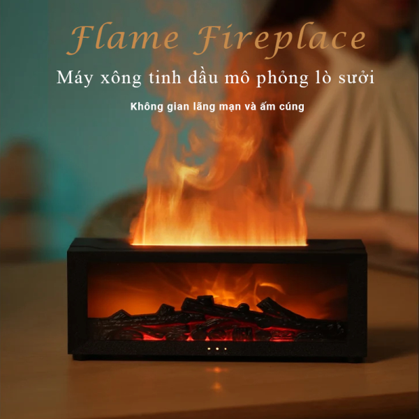 Máy xông tinh dầu bếp A4 - Kiểu dáng retro bếp lửa