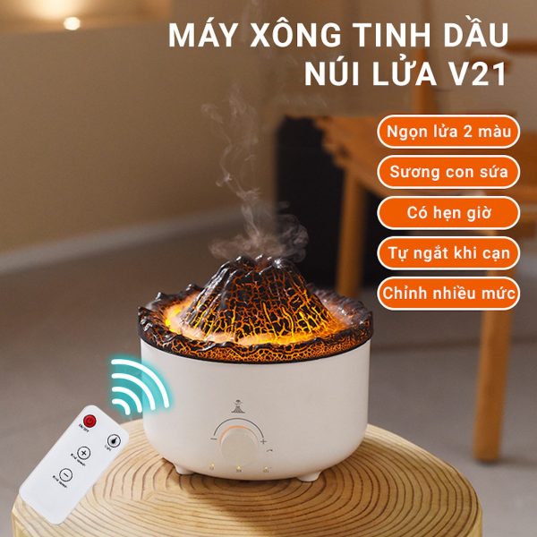 Máy xông tinh dầu núi lửa V21